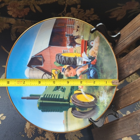 Clean And Shiny By Donald Zolan Limited Edition Collectors Plate Little Farmhand - Picture 4 of 5